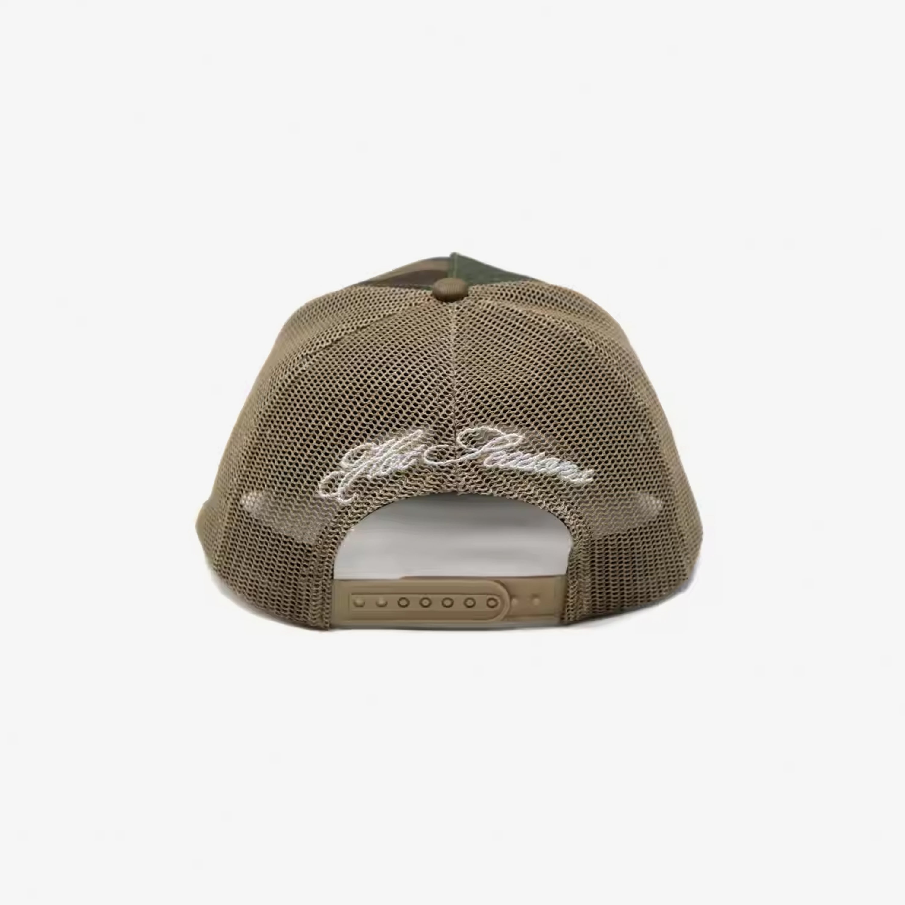 short brim trucker cap