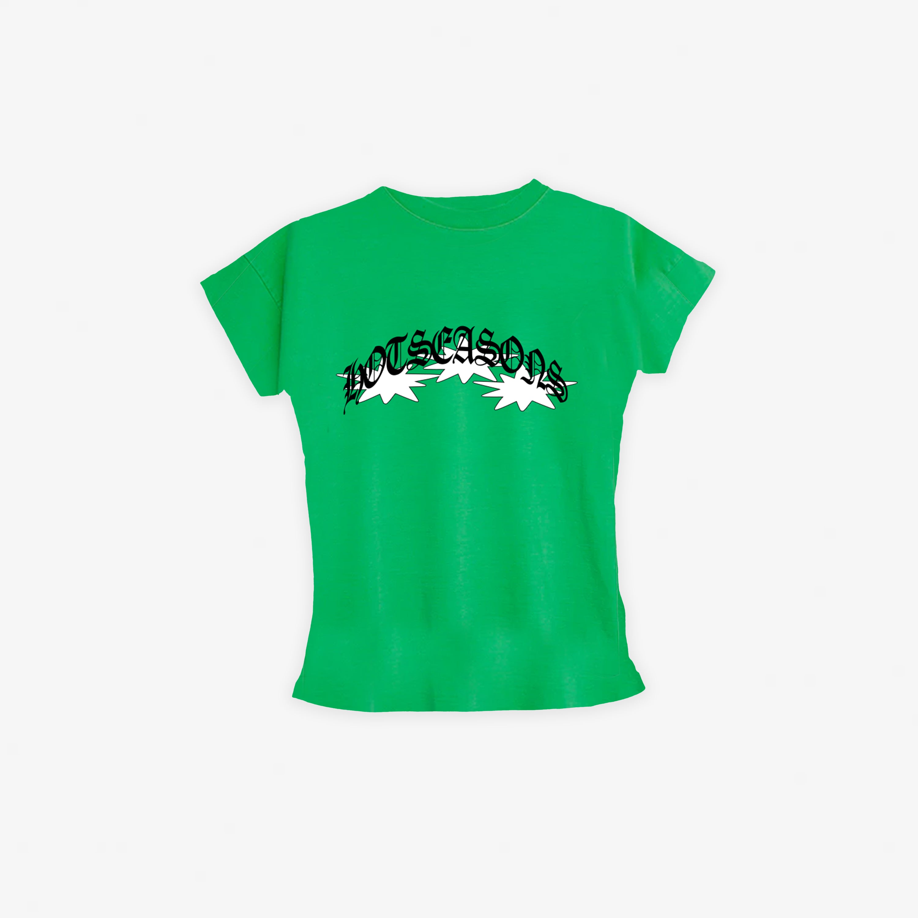 green baby tee