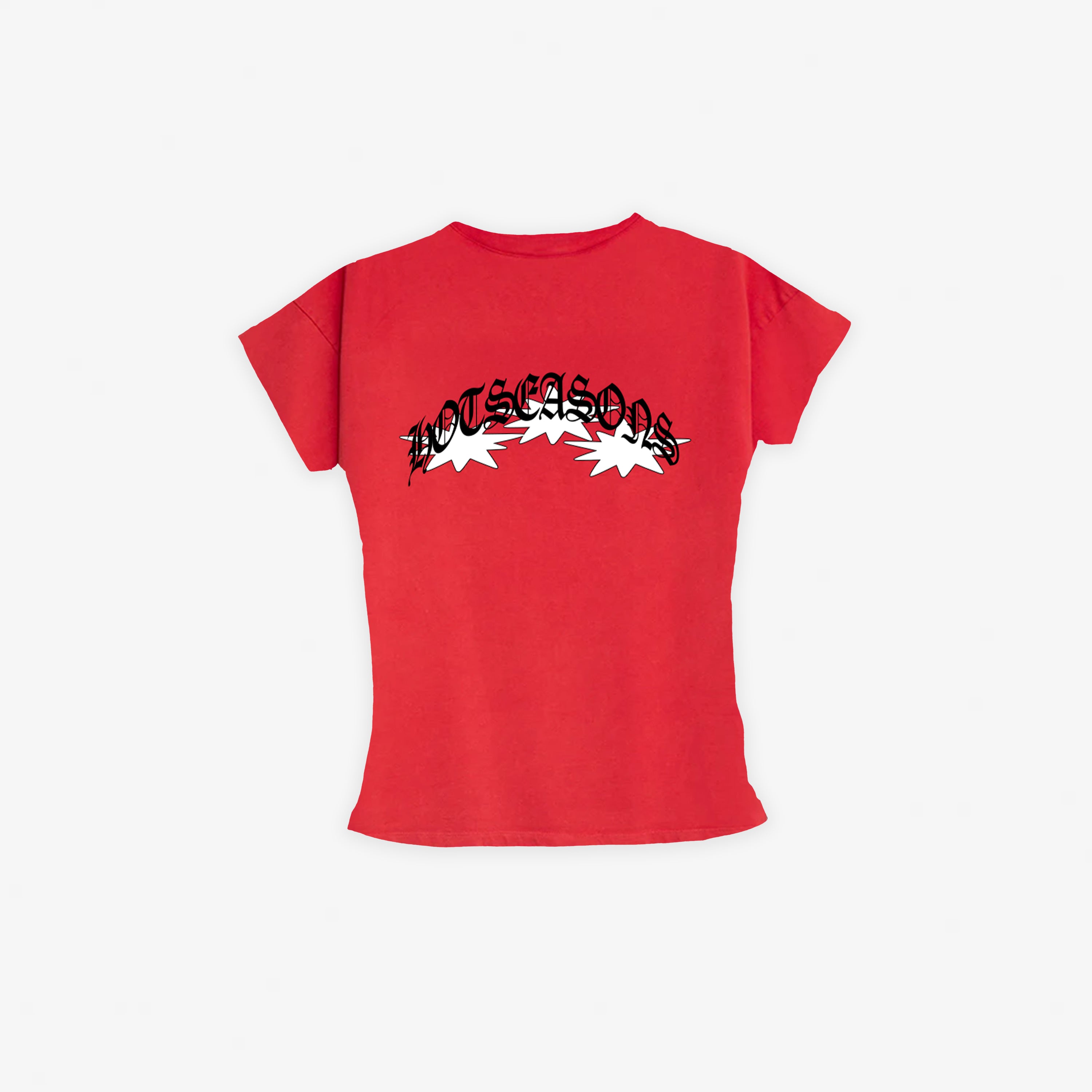 red baby tee