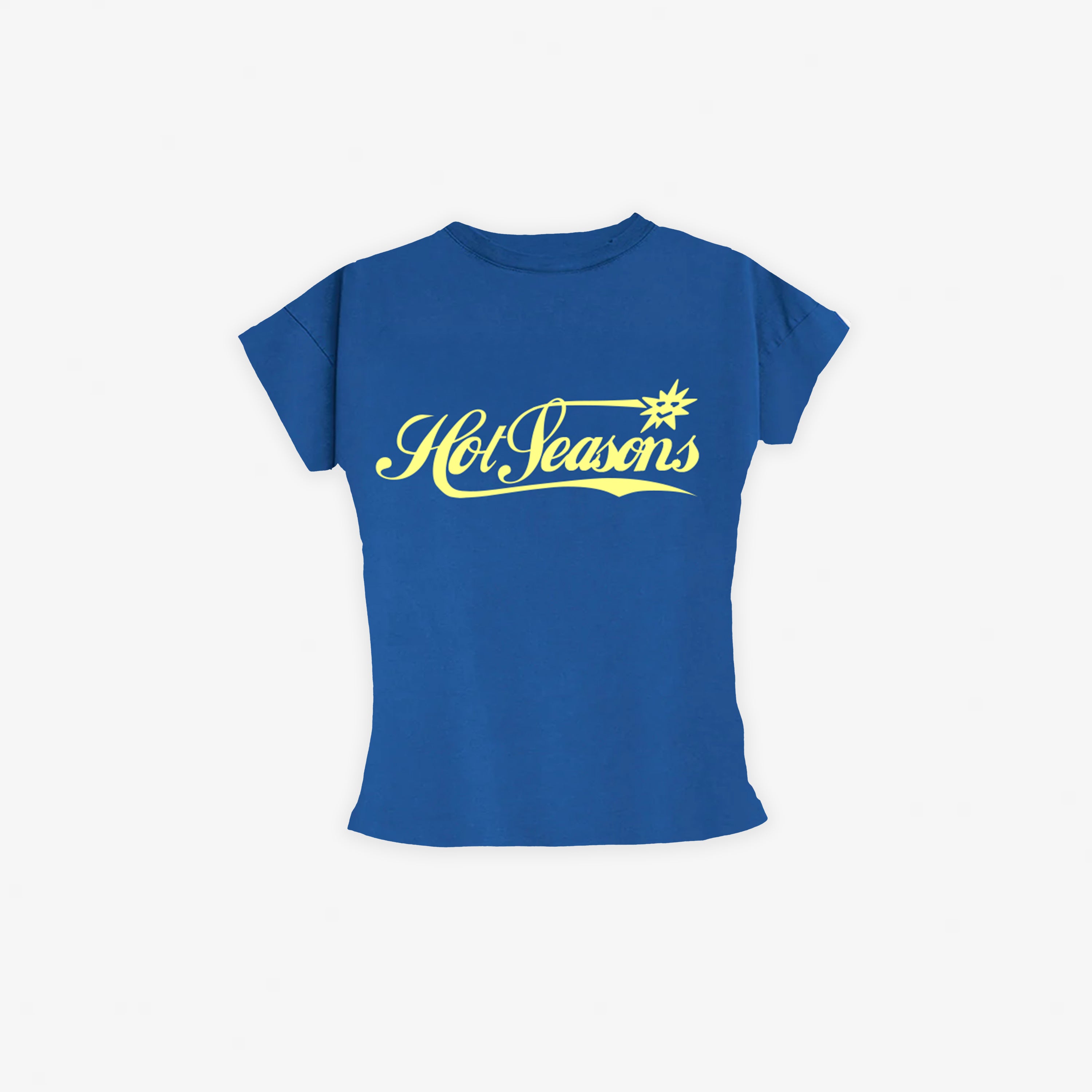 blue baby tee
