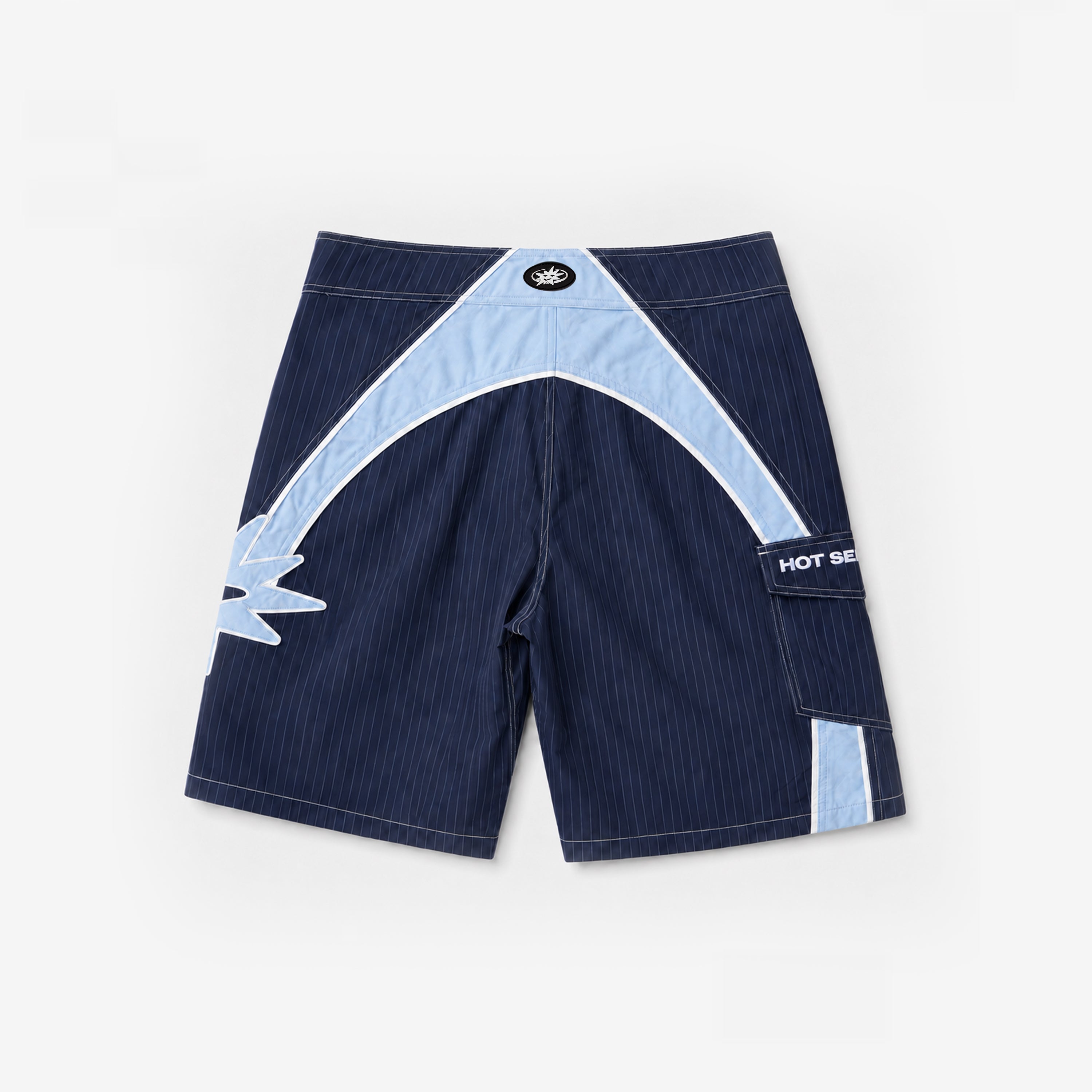 Blue with stripes Swim Shorts