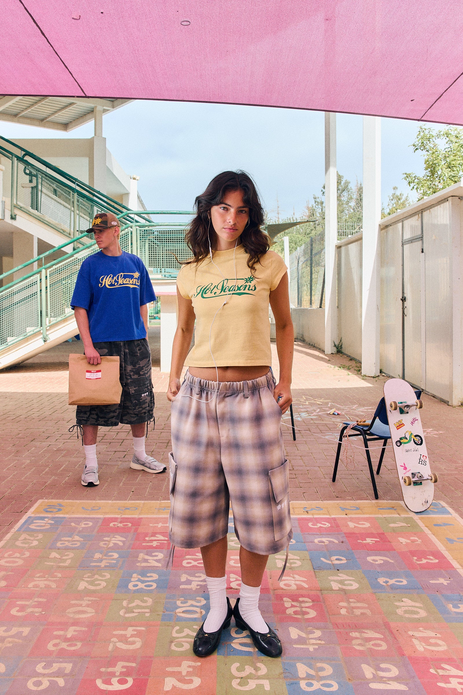checkered cargo