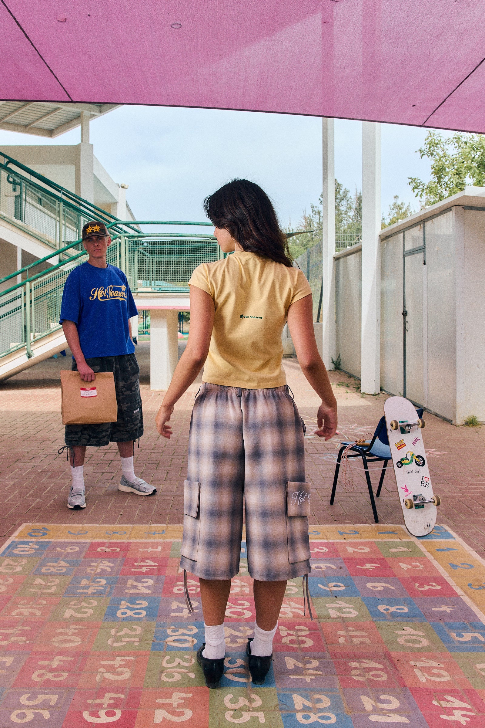 checkered cargo