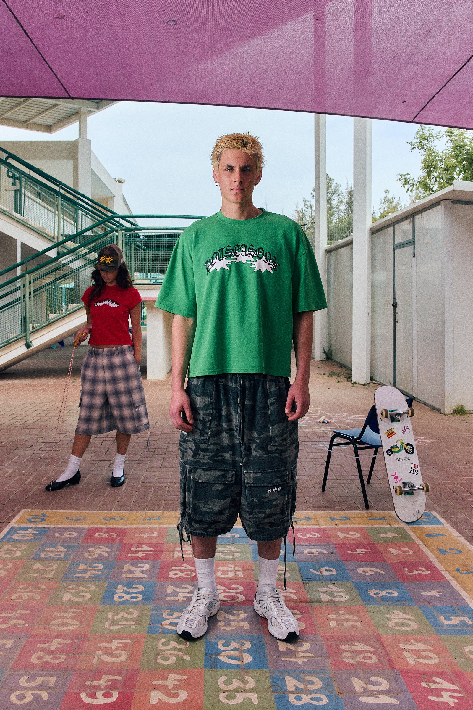 green tshirt