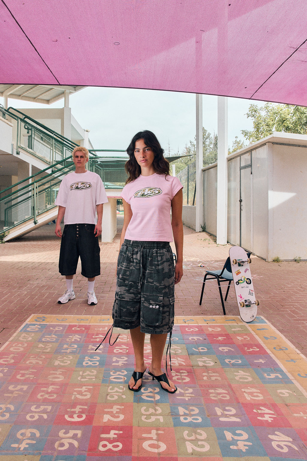 pink baby tee