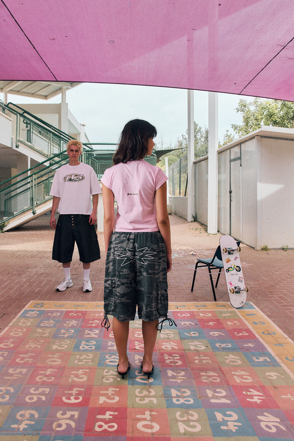 pink baby tee